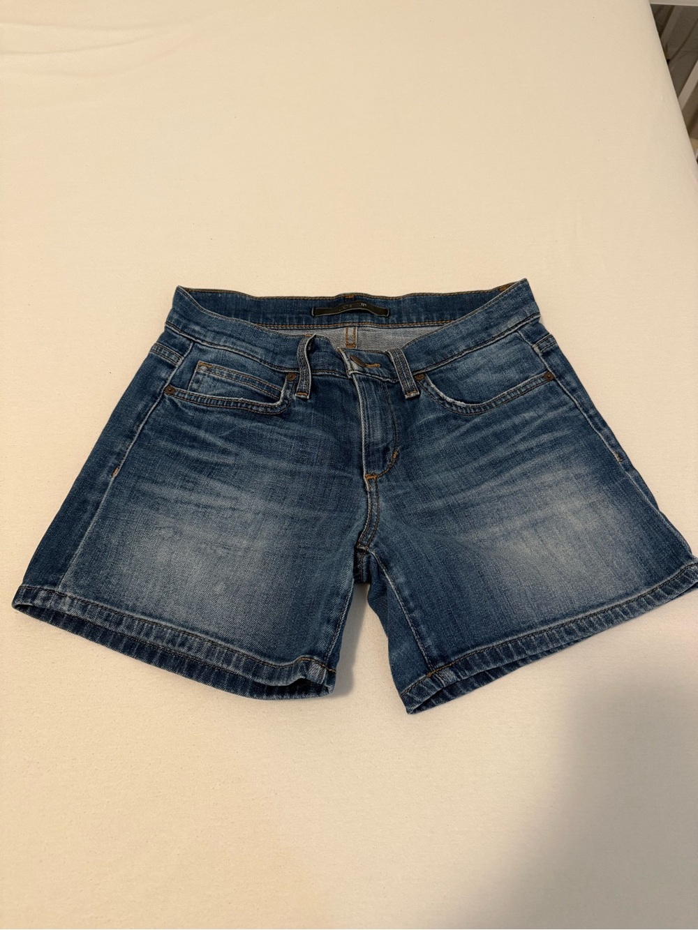 Joe's Jeans Women's Blue Washed Denim Shorts